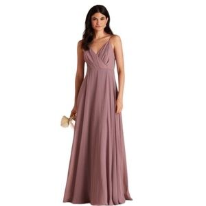 Birdy Grey Mauve Maxi Dress Small